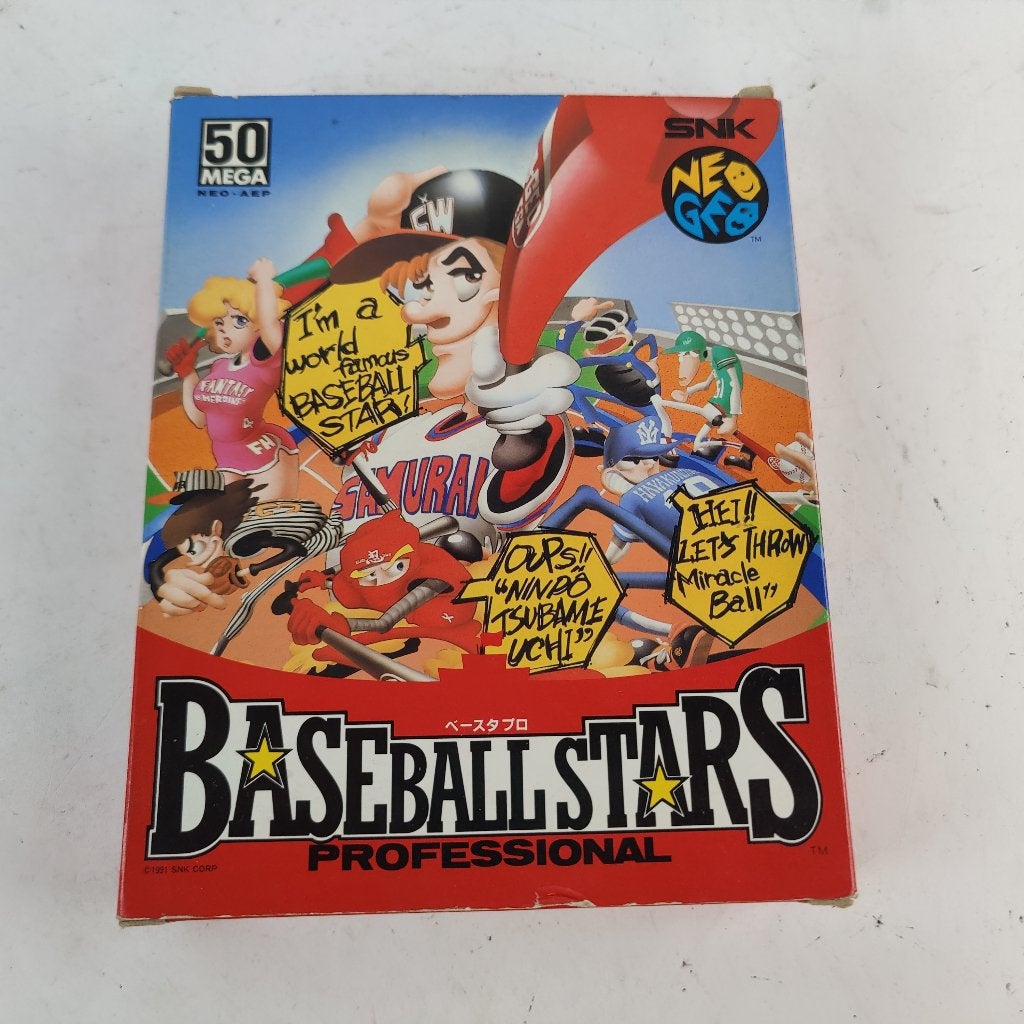 Baseball Stars Neo Geo EAS Compleet || NU: €319.99, Spelcomputers en Games, 2 spelers, Ophalen of Verzenden, Zo goed als nieuw