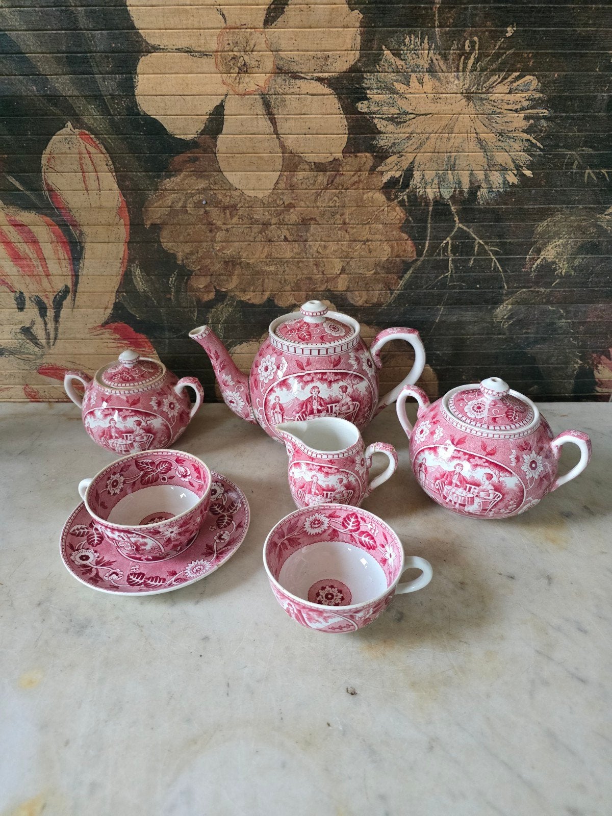 Lotje teadrinker servies societe ceramique maestricht, Ophalen of Verzenden