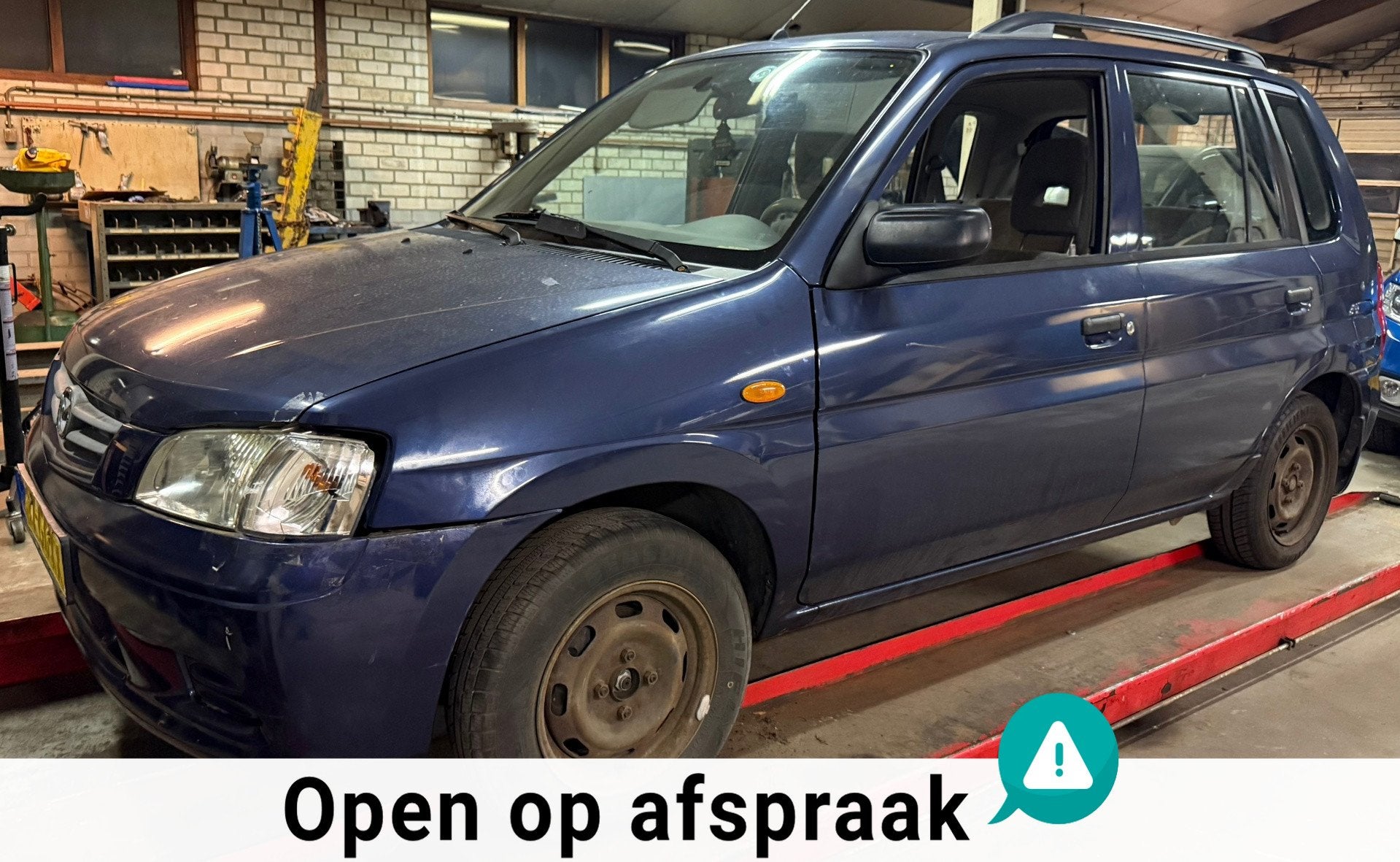 Mazda Demio 1.3 Comfort|NAP|Exportprice!|Airco|Trekhaak|5Deu, Auto's, 31 €/maand, Bedrijf, Grijs, 1324 cc