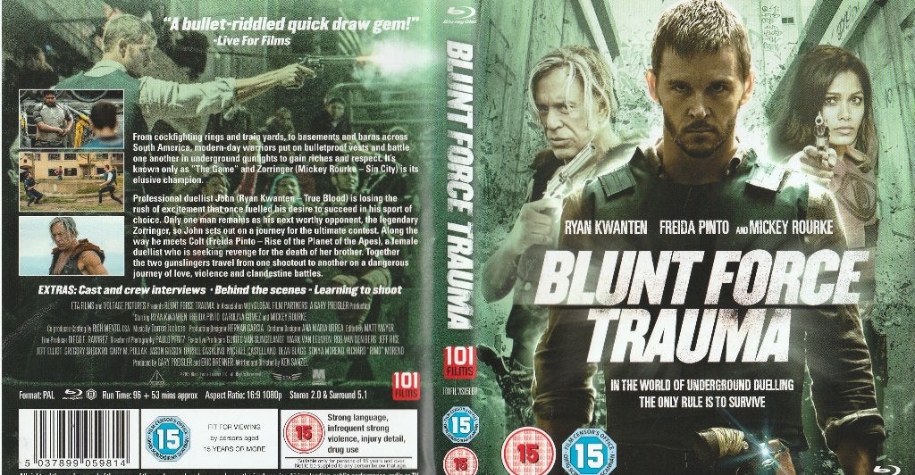 Blunt force trauma blu ray, Ophalen of Verzenden, Zo goed als nieuw, Actie