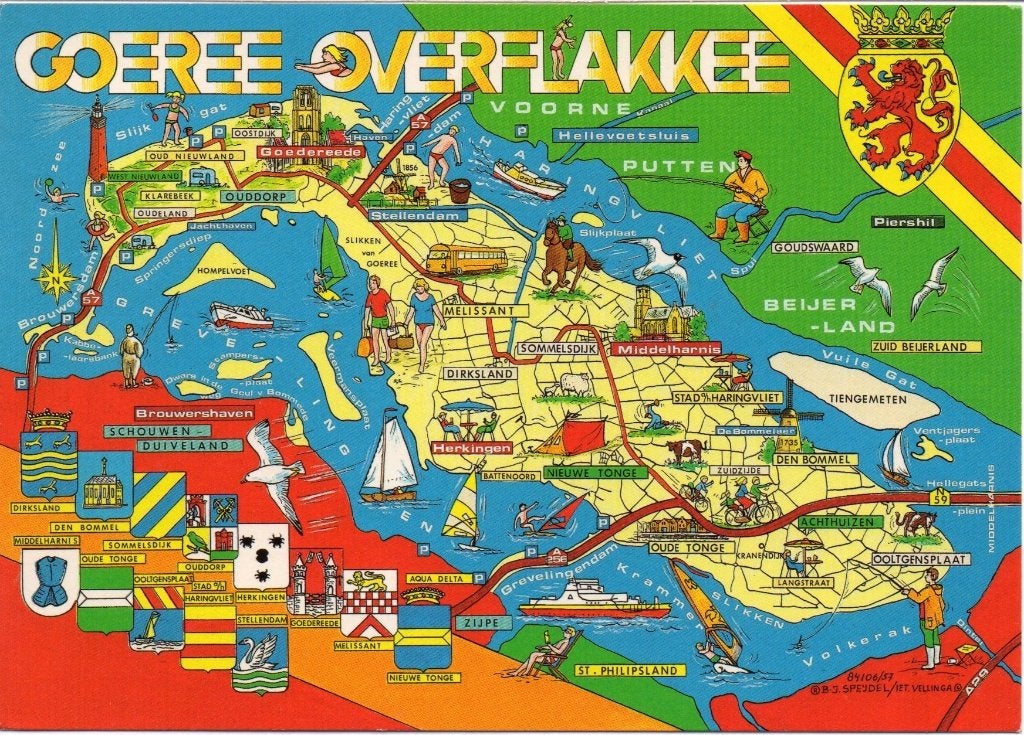 Goeree Ovevlakkee, Ophalen of Verzenden, Gelopen, Zuid-Holland