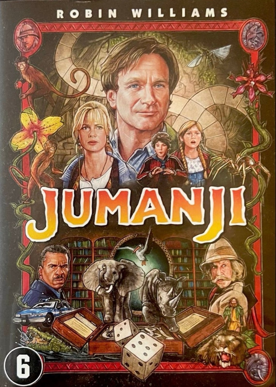Jumanji (1995) DVD - Avontuurlijke Familiefilm, Ophalen, Nederlands, Overige genres, Vanaf 6 jaar