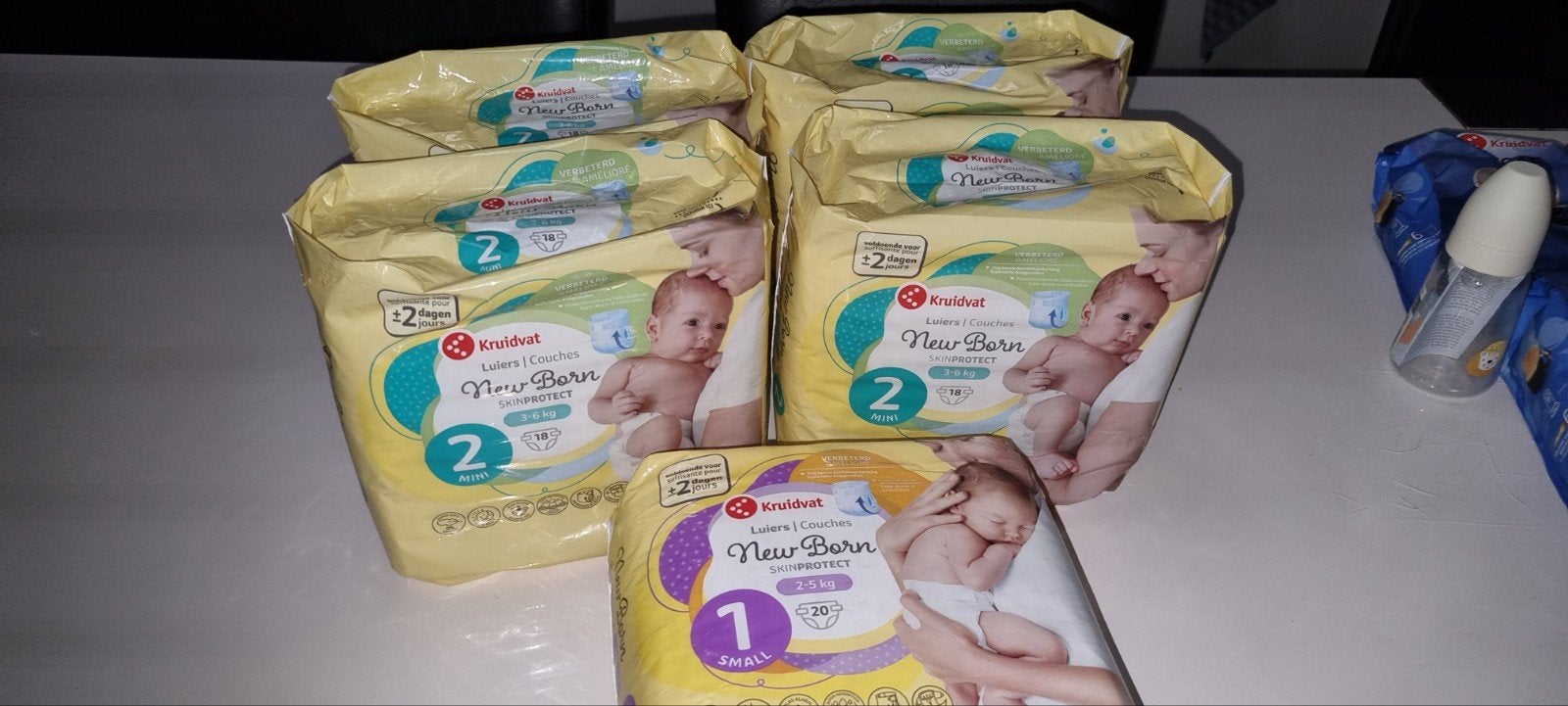Baby luiers, matrasbeschermers en crèmes - alles nieuw, Ophalen of Verzenden, Nieuw