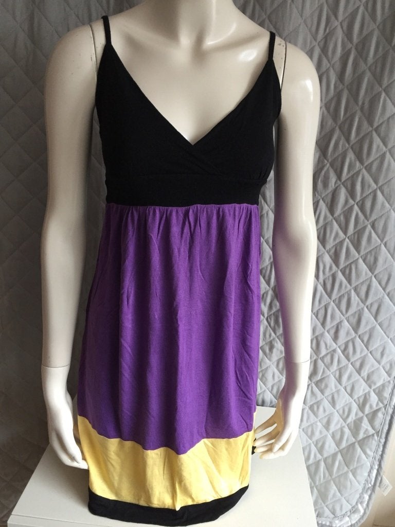 Clockhouse zomer jurk tuniek maat L (2B26), Kleding | Dames, Tweedehands verkoop, Paars, Ophalen of Verzenden, Boven de knie