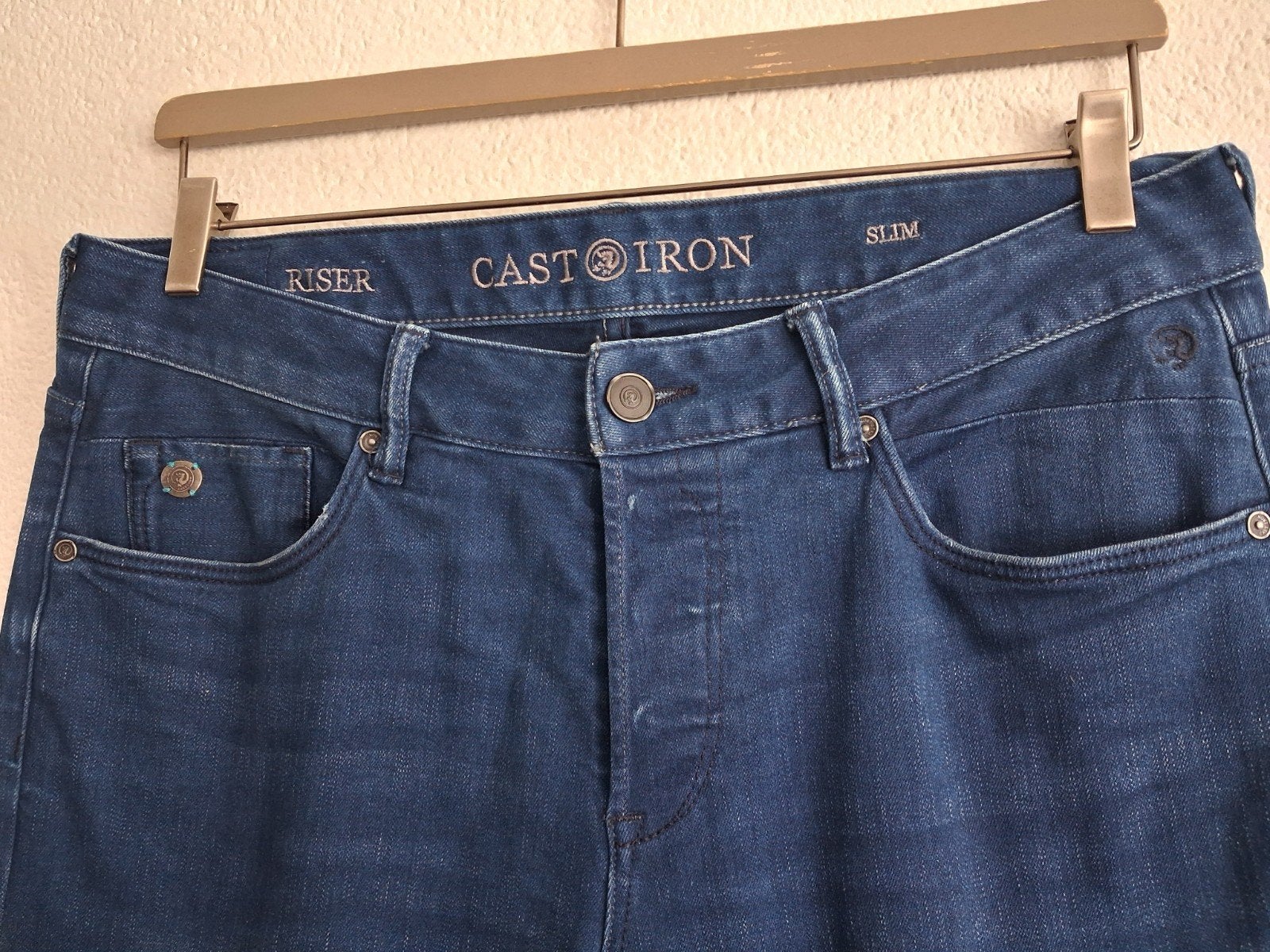 Cast Iron Riser Slim Jeans W34/L34, Blauw, Ophalen of Verzenden, W33 - W34 (confectie 48/50), Cast Iron