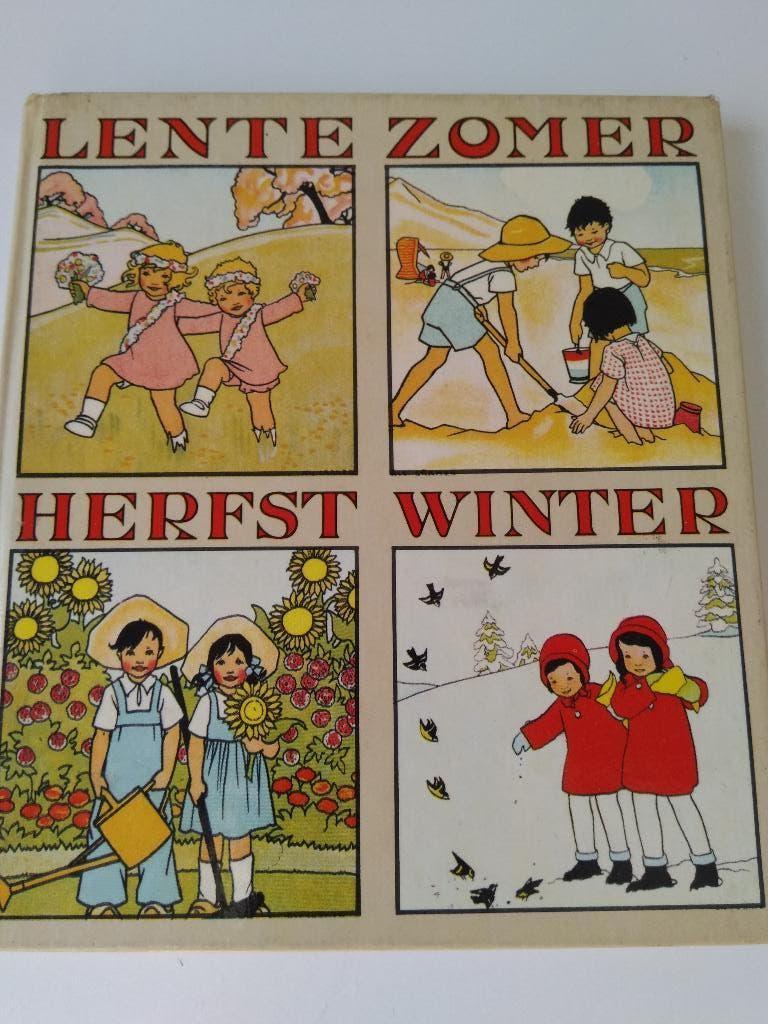 prentenboek Lente zomer herfst winter Rie Cramer, Ophalen of Verzenden, Zo goed als nieuw, Rie Cramer, Prentenboek