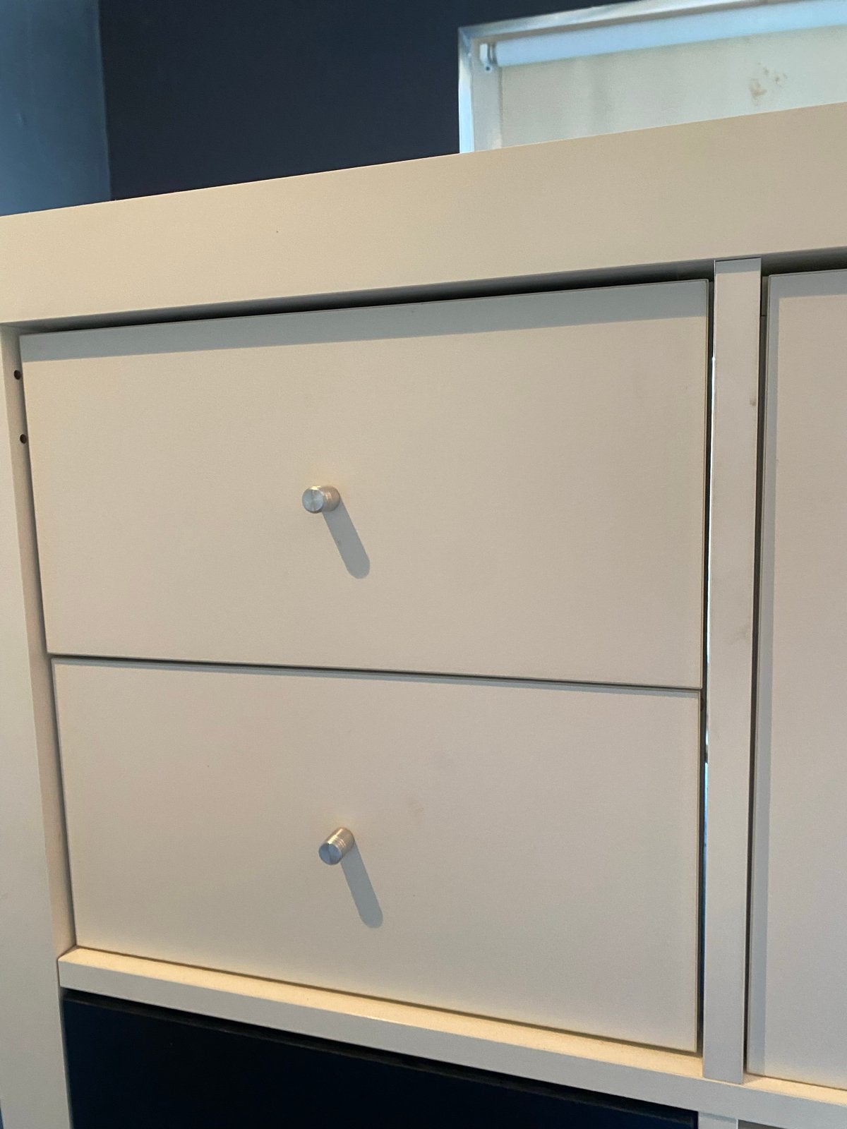 IKEA Kallax / Expedit inzet met 2 lades - Wit, Ophalen, Overige materialen, Minder dan 50 cm, Gebruikt