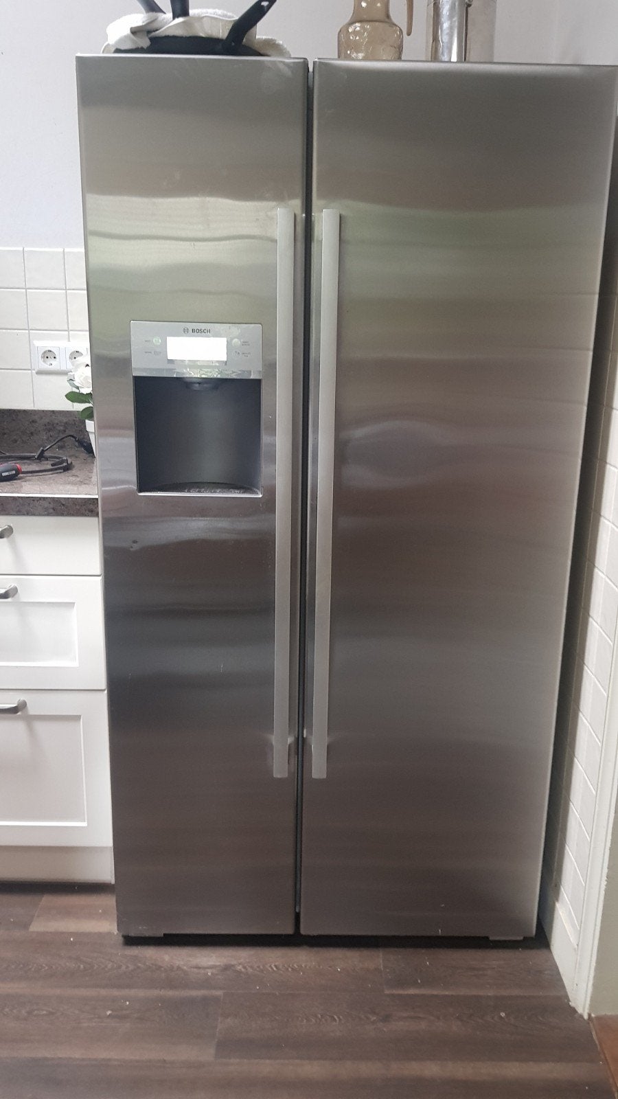 Bosch Amerikaanse Koelkast ( defect), Ophalen, 200 liter of meer, 60 cm of meer, Met aparte vriezer