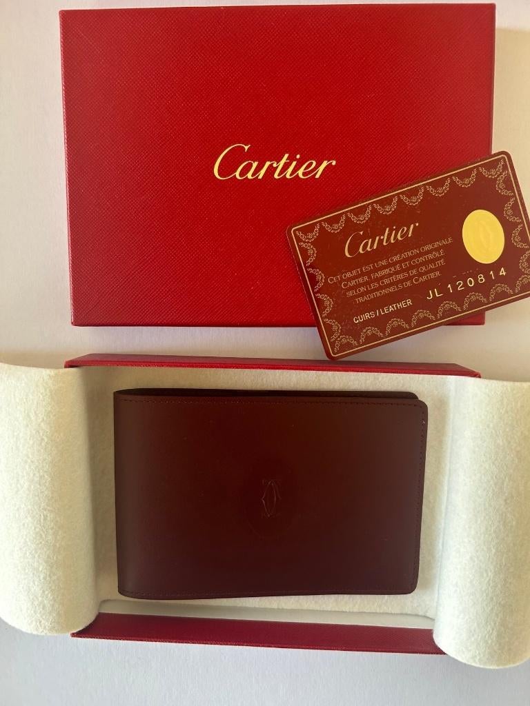 Cartier Portemonneebiljethouder, Ophalen of Verzenden, Nieuw, Overige merken, Leer