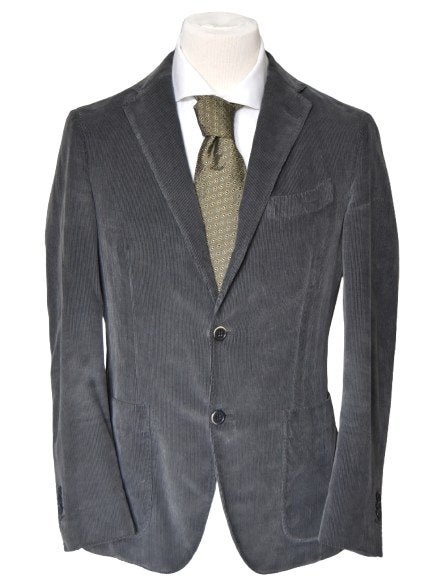 Nieuw Lardini colbert, jasje, corduroy, grijs, Mt. 48 / M, Kleding | Heren, Lardini, Nieuw, Verzenden, Maat 48/50 (M)