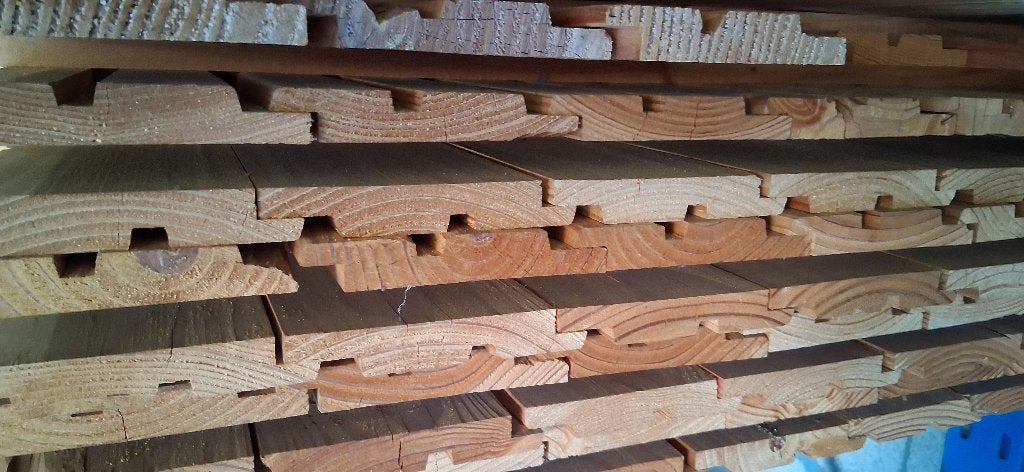 douglas dubbel rhombus, Ophalen, Nieuw, 250 cm of meer, Planken