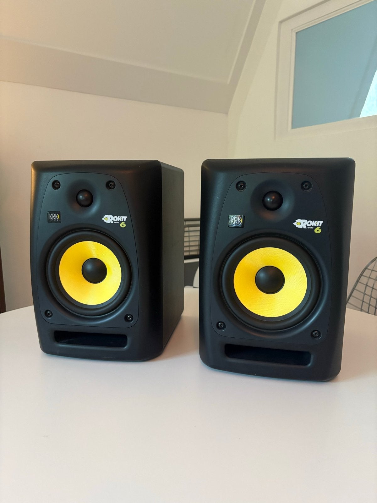 KRK Rokit 6 G2 Studiomonitoren (set van 2), Audio, Tv en Foto, Ophalen, Studiomonitor, Gebruikt, 120 tot 150 watt