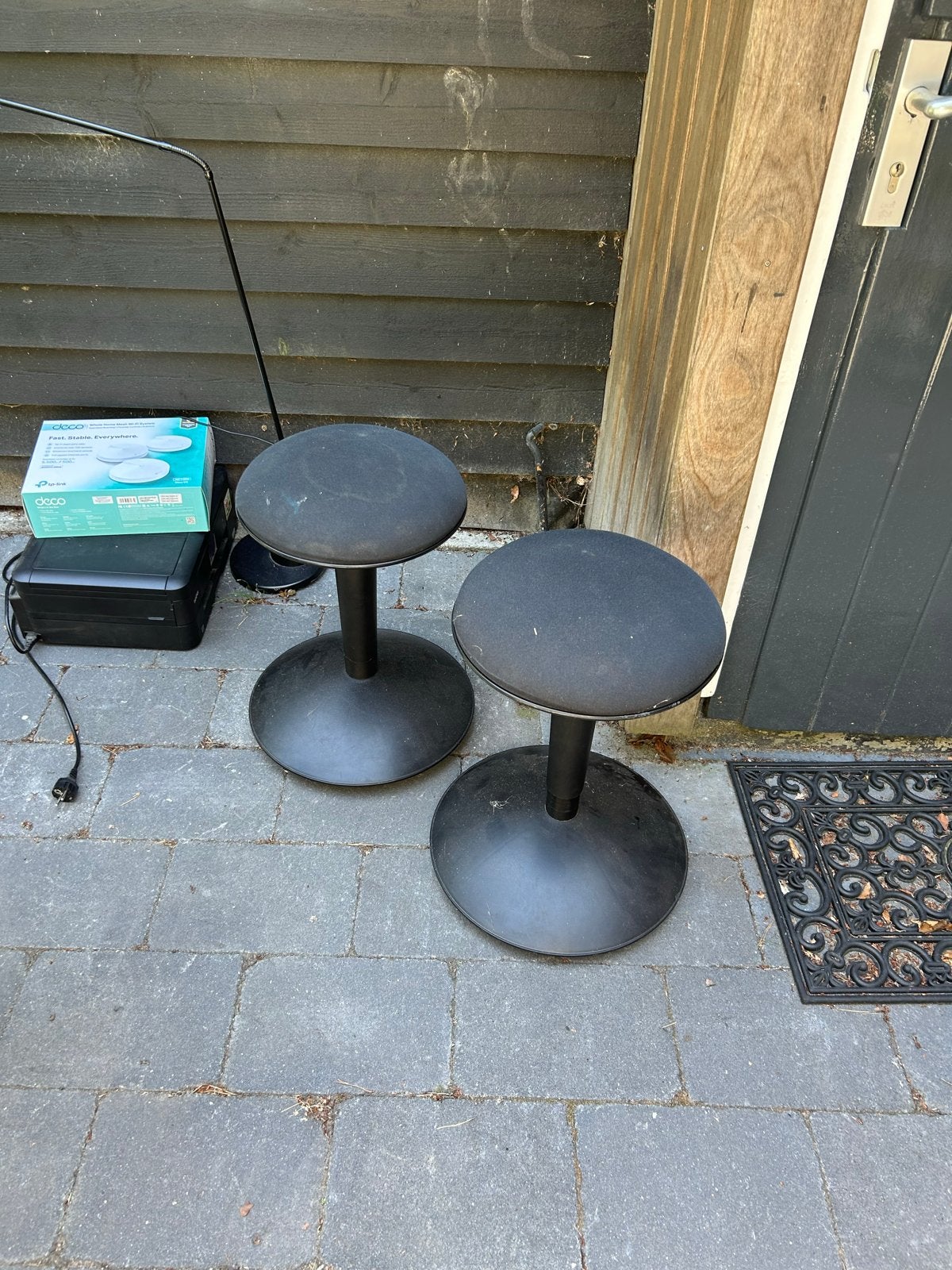 Twee Tumbly Zitkrukken - Ergonomisch en Verstelbaar, Ophalen, In hoogte verstelbaar, Gebruikt, Overige materialen