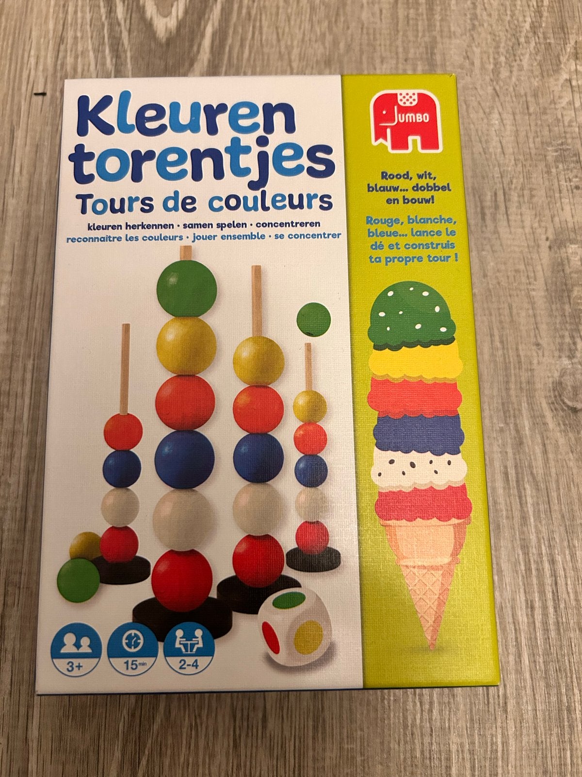 Spel kleuren torentjes, Ophalen of Verzenden, Zo goed als nieuw