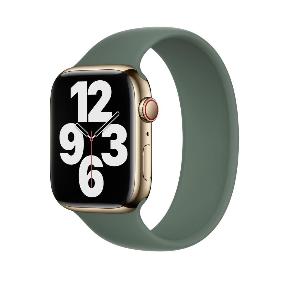 Apple Watch Silicone Solo Loop Eucalyptus Size 4, Bandje, Apple, Nieuw, Apple