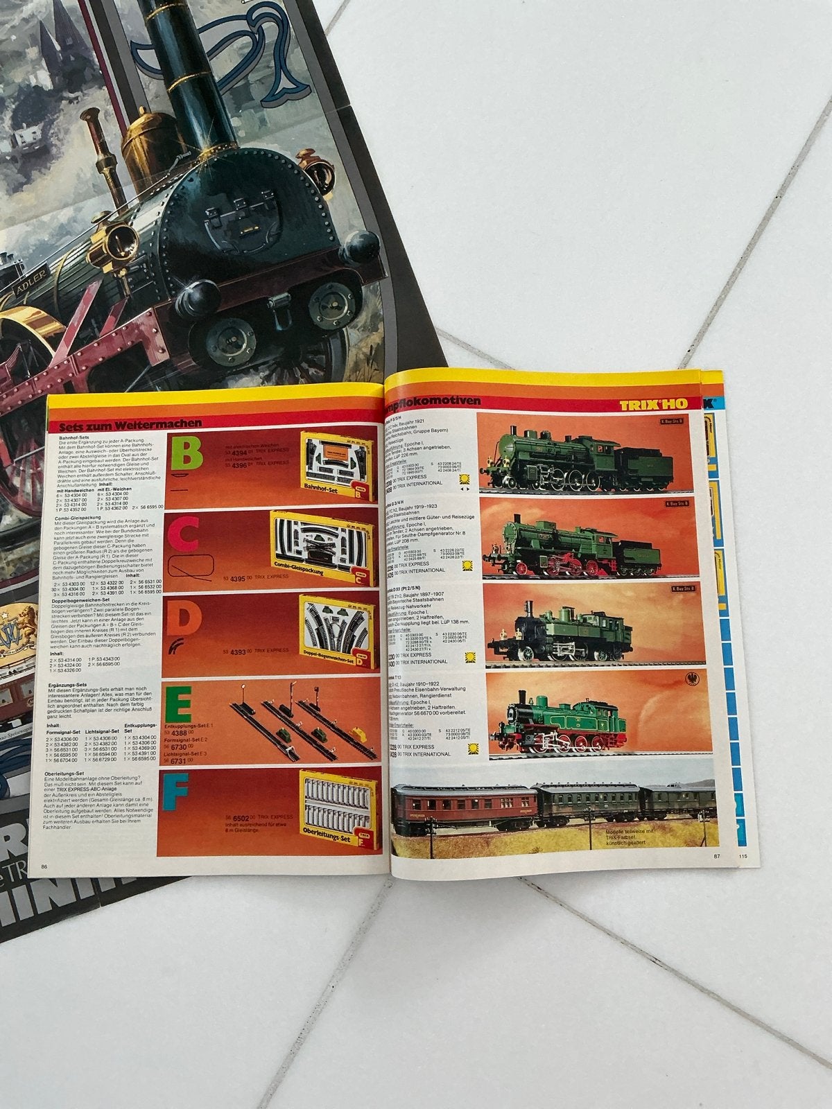 Trix HO Minitrix Poster en Catalogus - De Wereld van de Spoo, Ophalen of Verzenden, Gebruikt, Trein, Kaart of Prent