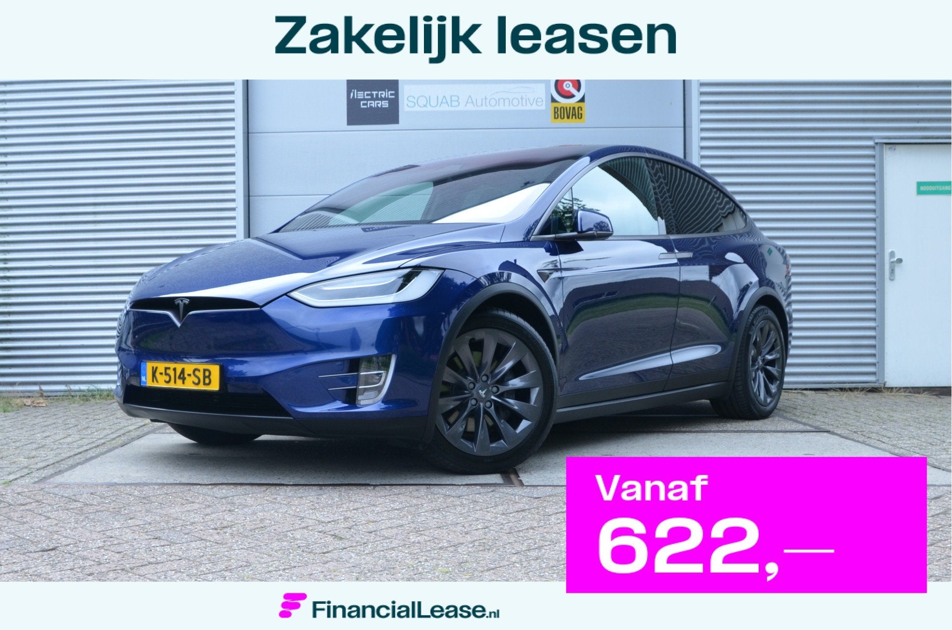 Tesla Model X 100D 6p AutoPilot3.0, Trekhaak (2.250kg), Automaat, 2433 kg, Leder, Vierwielaandrijving