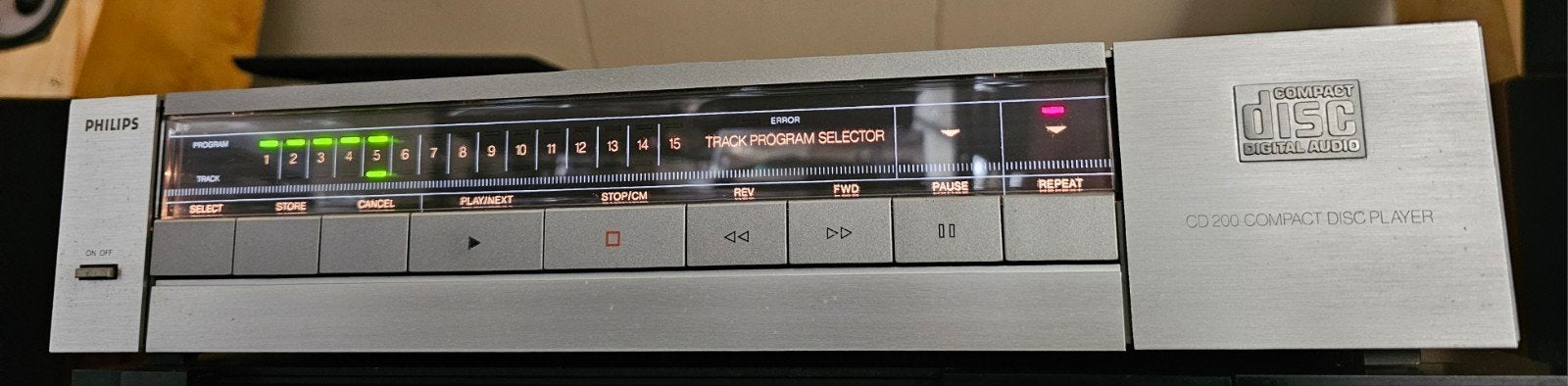Philips CD200 vintage klassieker 1984, serviced+garantie !, Audio, Tv en Foto, PHILIPS, Philips, Refurbished, Ophalen of Verzenden