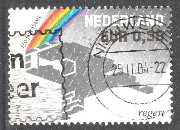 nvph 2248 KNMI  Regen 2004, Verzenden, Na 1940, Gestempeld
