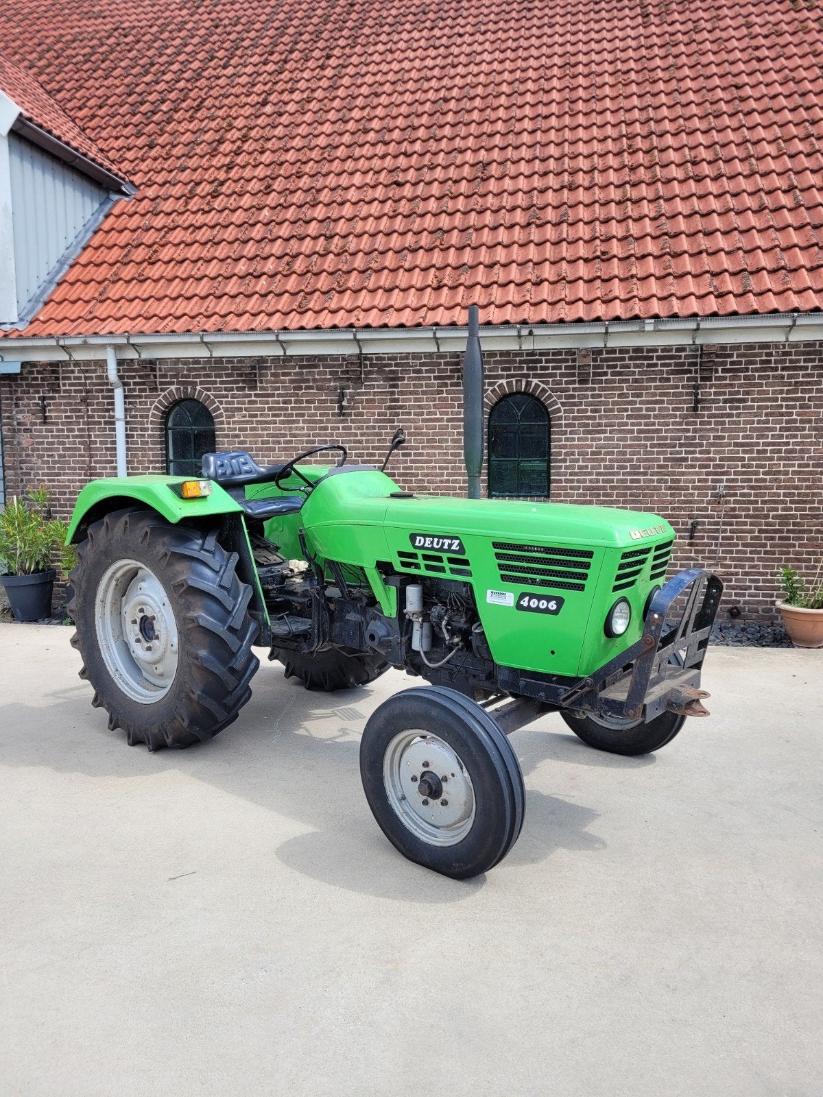 Deutz 4006 trekker in nette staat met kenteken, Ophalen of Verzenden, Tot 80 Pk, 7500 tot 10000, Gebruikt