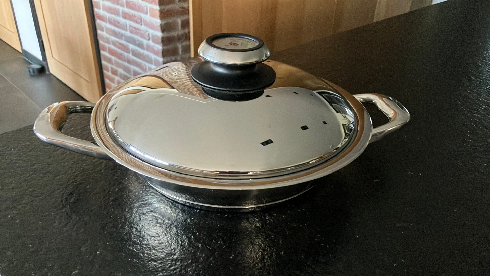 AMC premium hotpan, Braadpan, Ophalen of Verzenden, Rvs, AMC