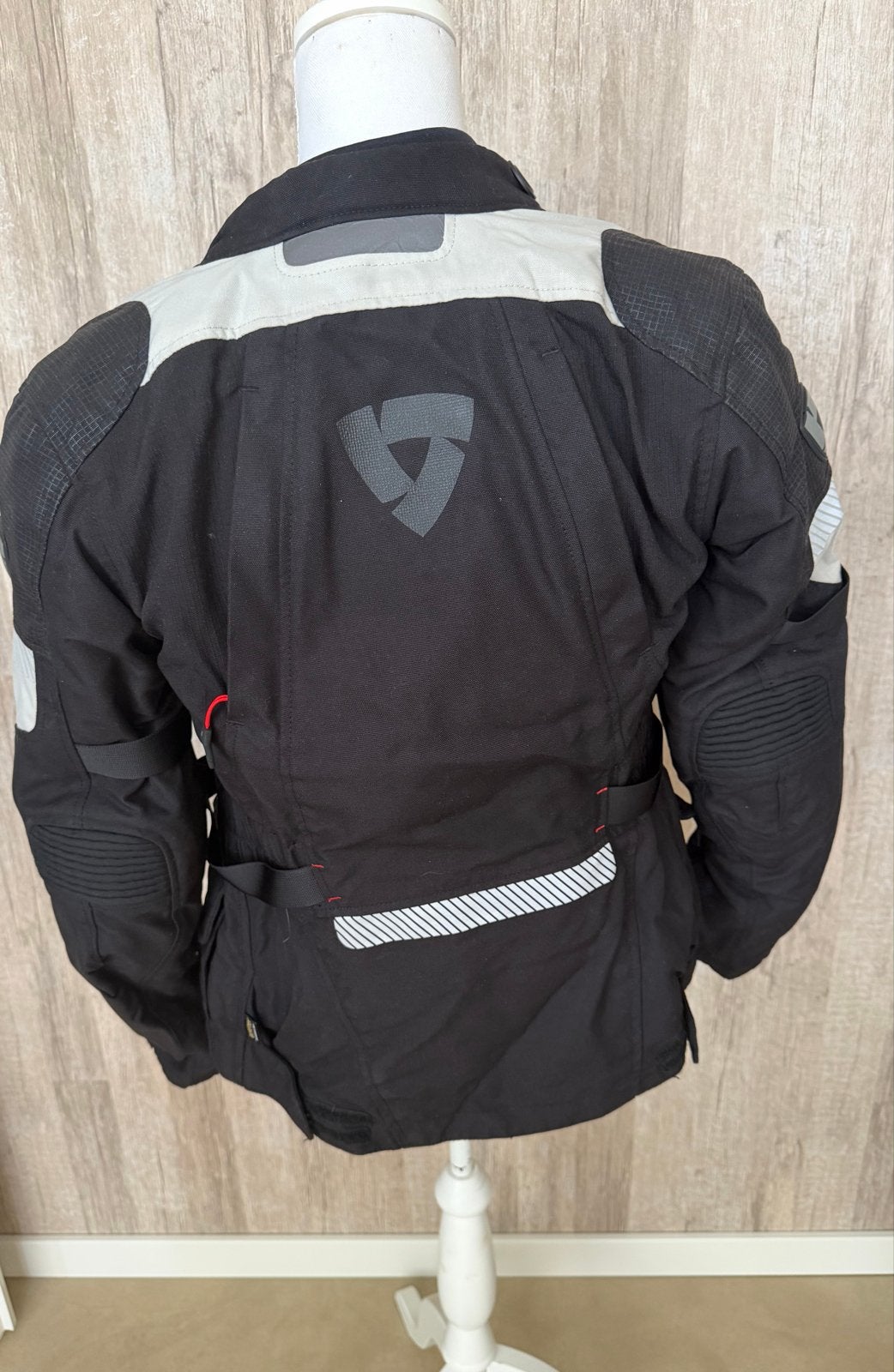 REV'IT! Legacy GTX Dames Motorjas - Zwart/Grijs, Ophalen of Verzenden, Tweedehands, Dames, Jas | textiel