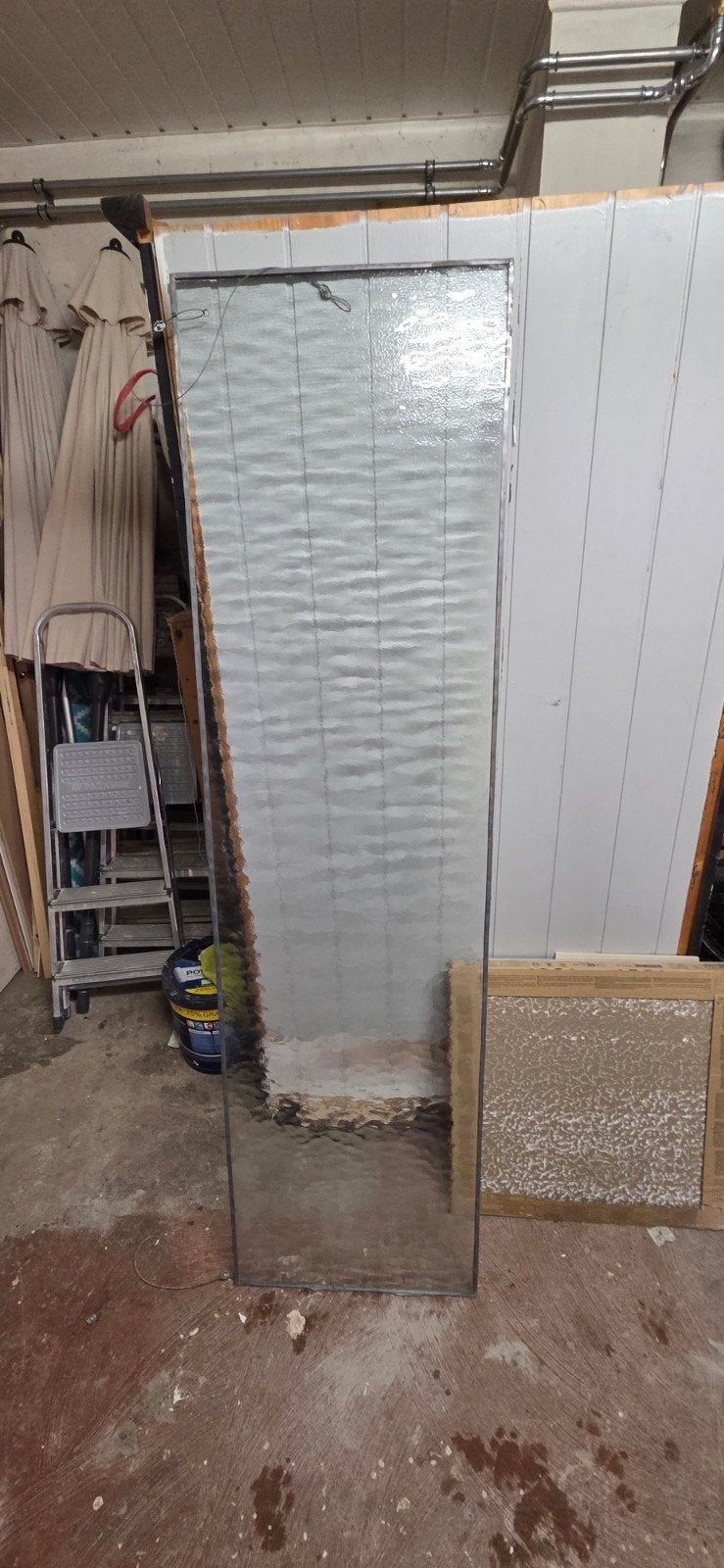 Raamscherm, glasscherm, privacy panel, anti-inkijk, Doe-het-zelf en Verbouw, Ophalen, Gevelraam of Ruit, Gebruikt, Minder dan 80 cm