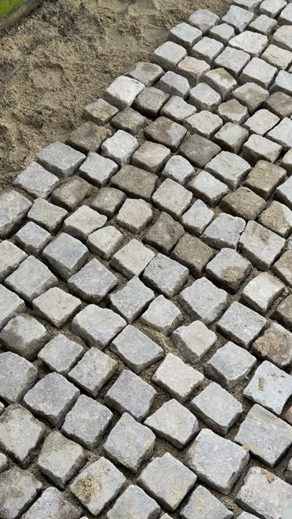Antieke Belgische Kinderkoppen Kasseien - 7 m², Ophalen, Overige materialen, Gebruikt, Overige typen