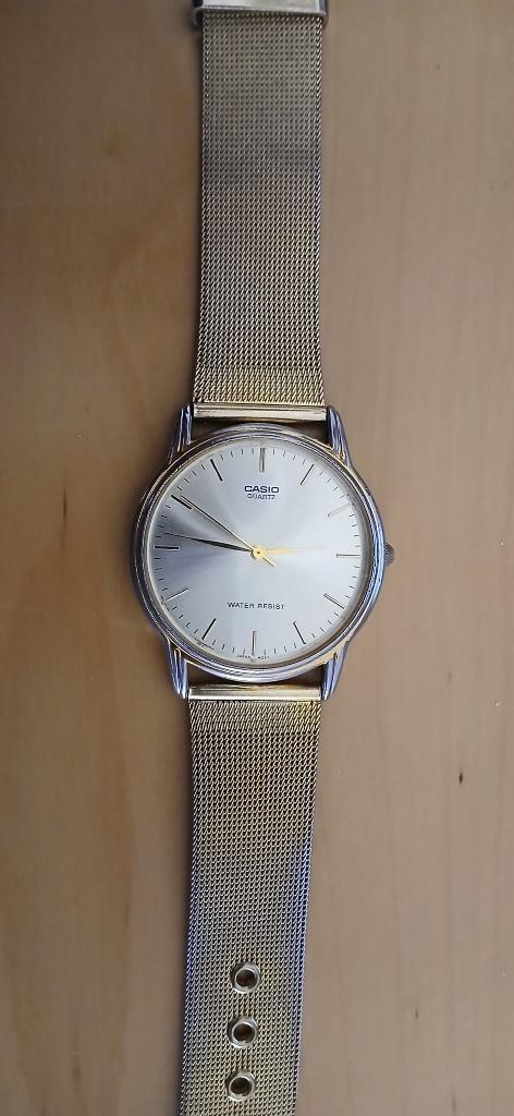 Casio MTP-1084 Quartz 1988 – Polshorloge Made in Japan, Ophalen of Verzenden, Gebruikt