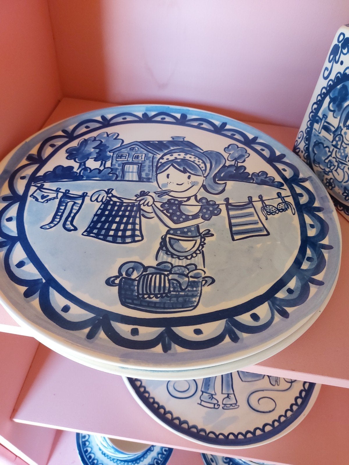 Blond Amsterdam delfts blond pizza bord, Huis en Inrichting, Keuken | Servies, Blond Amsterdam, Ophalen of Verzenden, Zo goed als nieuw