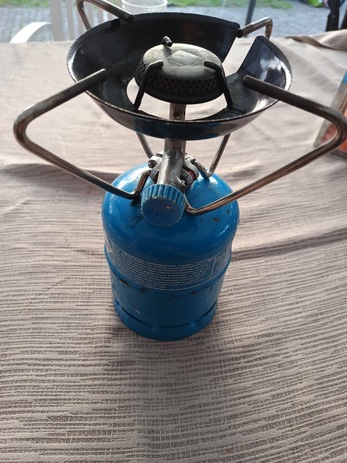 Campingaz 1-pits gasstel. Past op een Campingaz 901 fles, Caravans en Kamperen, Kampeeraccessoires, Gebruikt, Ophalen of Verzenden