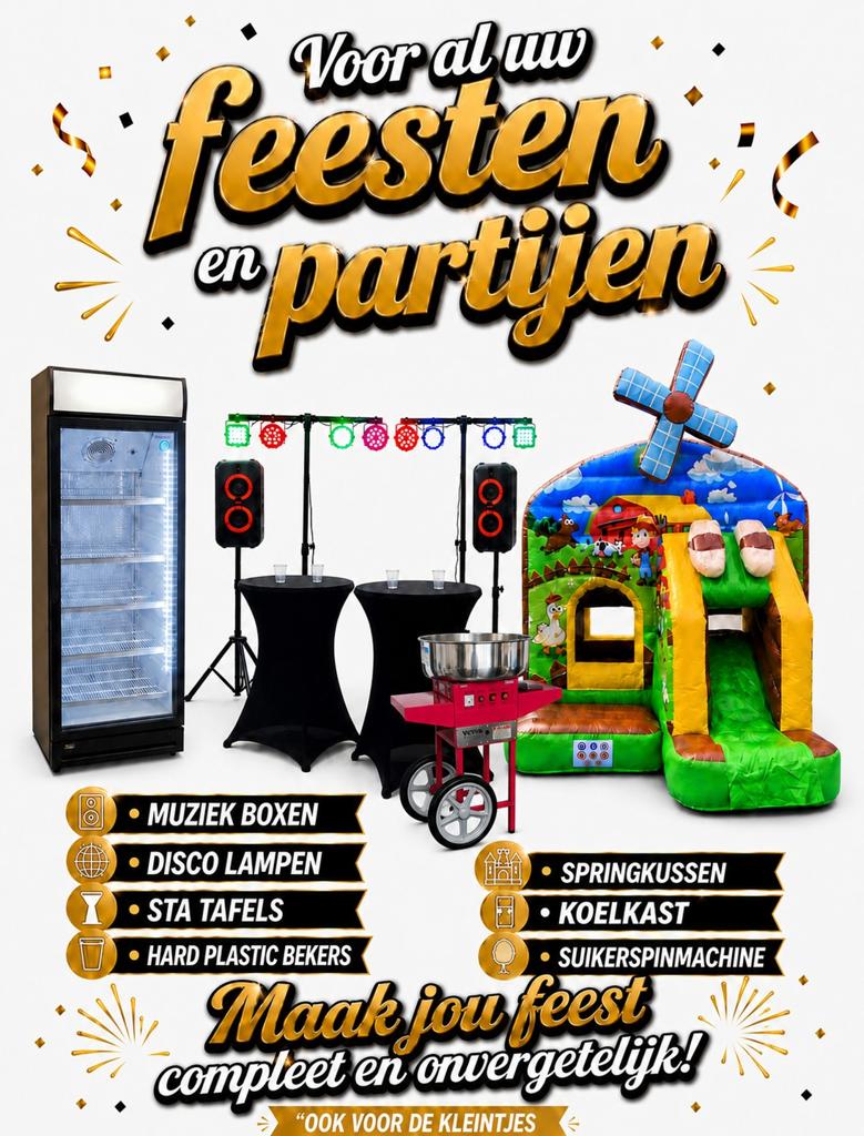 Party verhuur, Ophalen, Overige