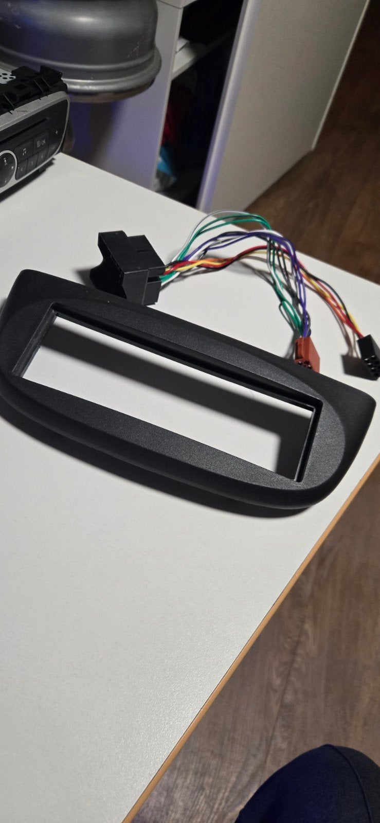 Radio inbouwframe met kabel voor Twingo 2, 1 din, Ophalen of Verzenden, Gebruikt, Renault