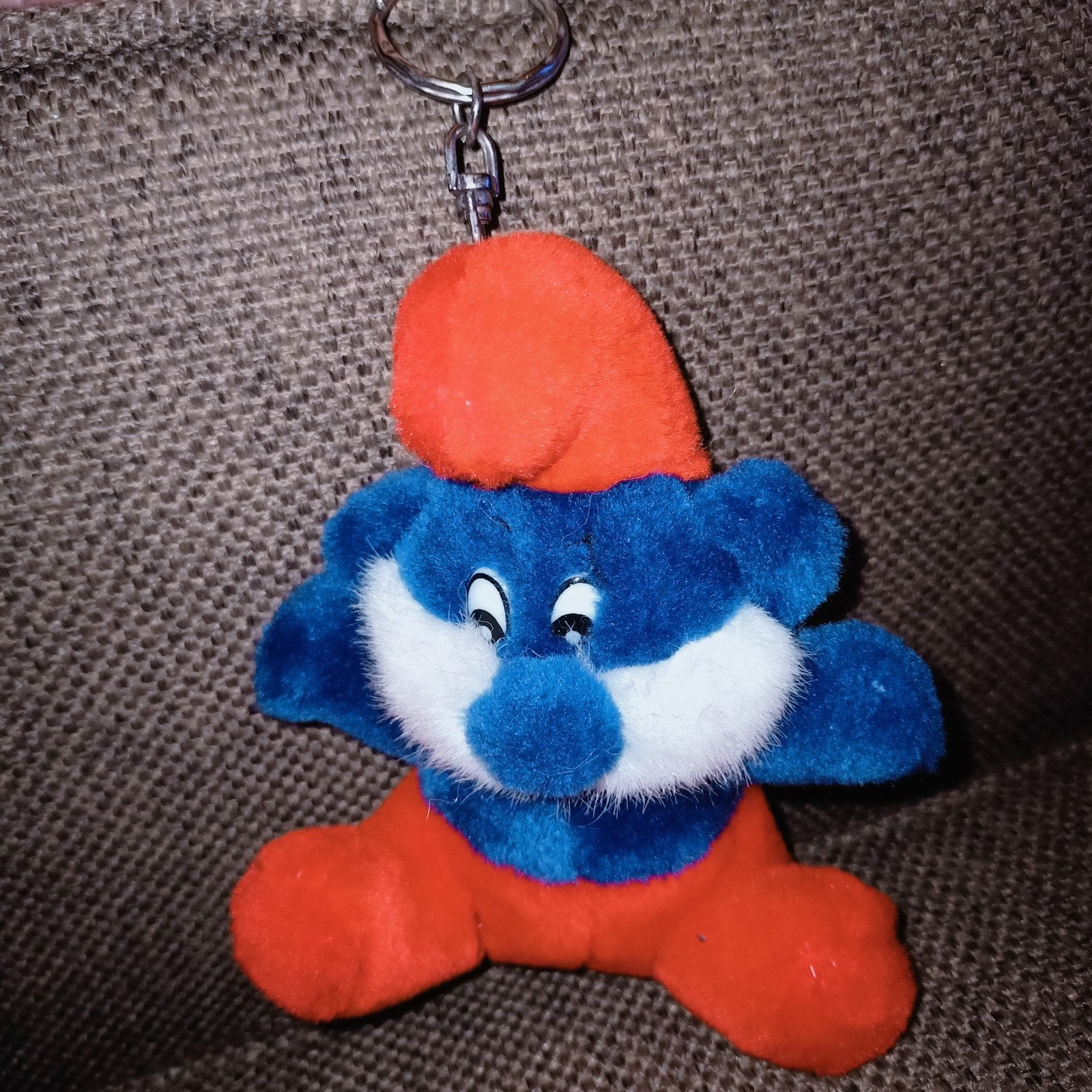Grote smurf sleurelhanger., Verzamelen, Smurfen, Ophalen of Verzenden, Zo goed als nieuw, Overige typen