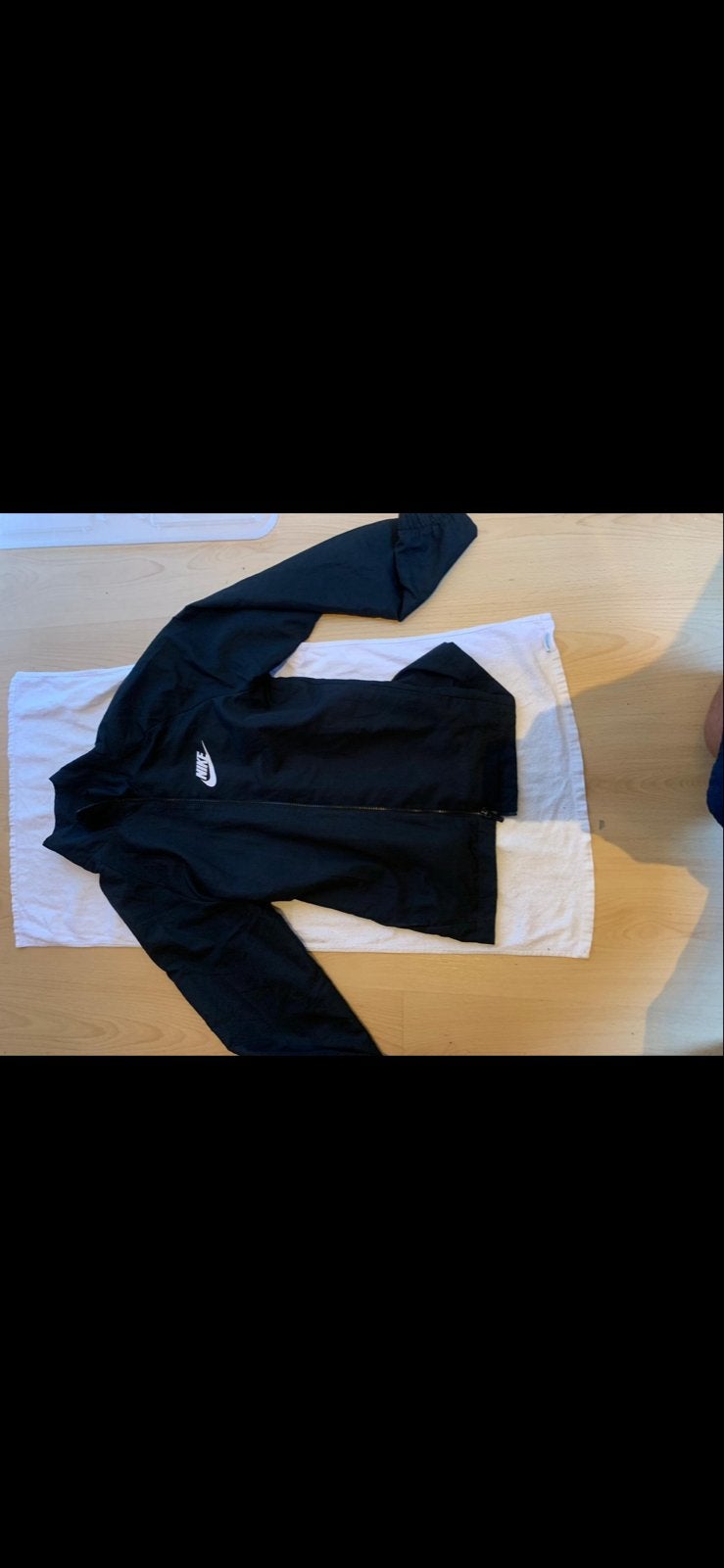 Nike Sportjack Zwart - Maat S, Ophalen of Verzenden, Zo goed als nieuw, Maat 46 (S) of kleiner, Zwart
