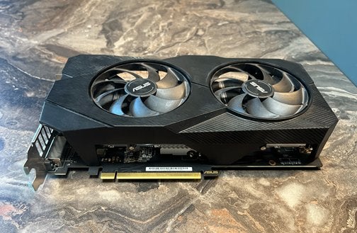 ASUS DUAL-RTX2060-A6G-EVO grafische kaart., Computers en Software, Videokaarten, Ophalen, PCI-Express 3, Gebruikt, GDDR6