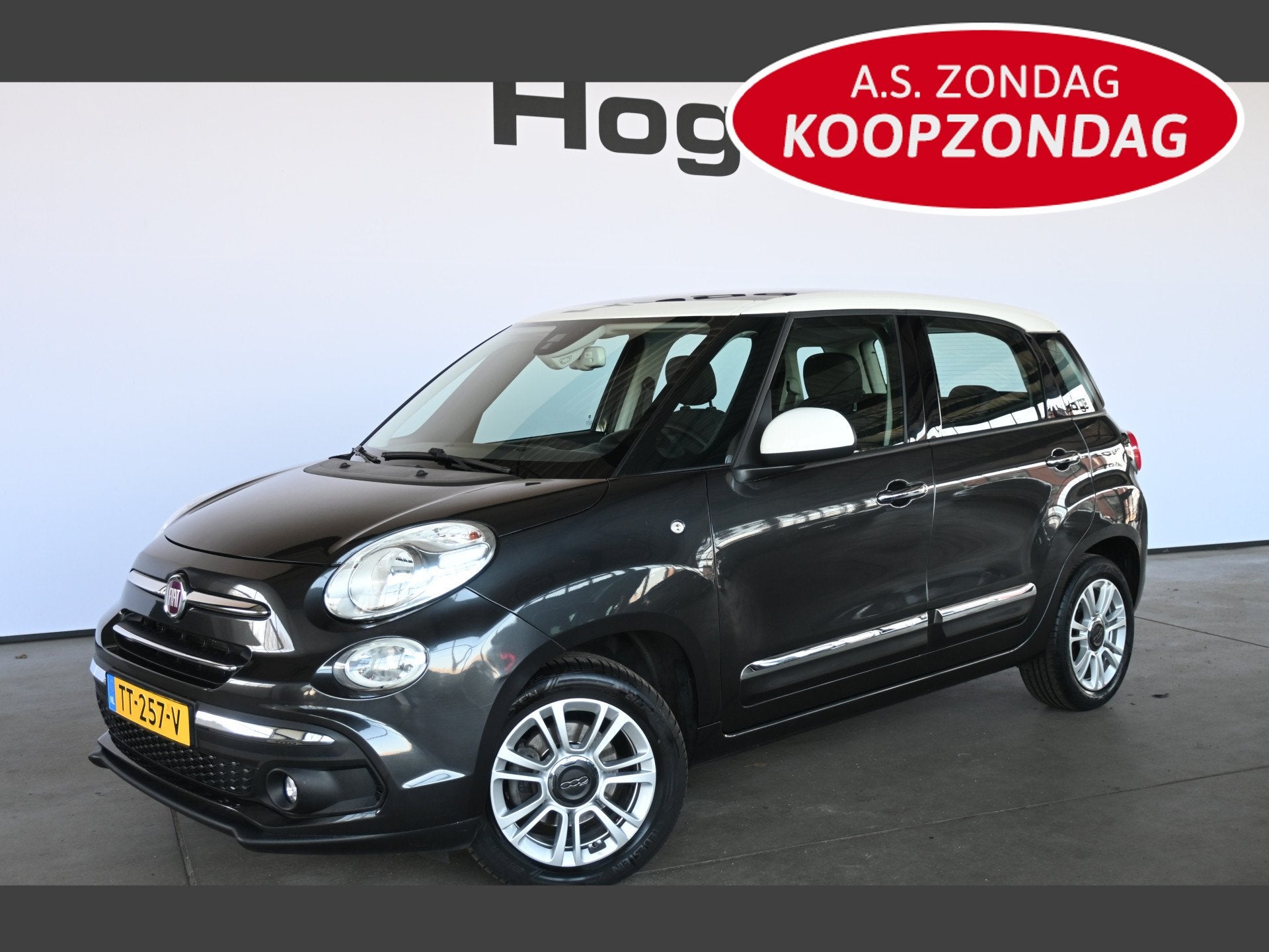 Fiat 500L 0.9 TwinAir Lounge Clima Panoramdak Cruise Control, Stof, Gebruikt, Met garantie (alle), Origineel Nederlands