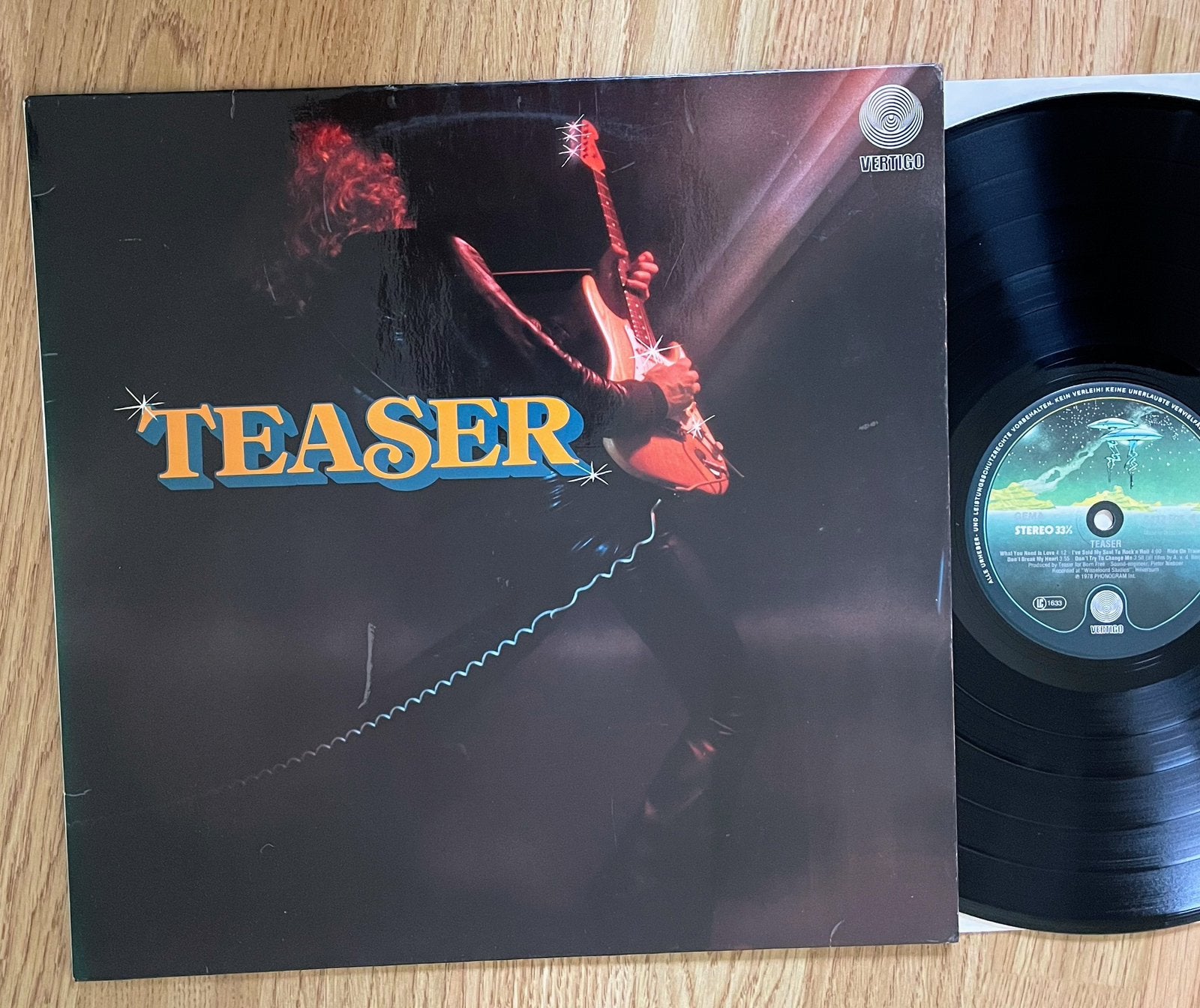 Teaser - Teaser LP - Vertigo Records 1978 (Pre Vandenberg), LP, Rock, Gebruikt, Ophalen of Verzenden