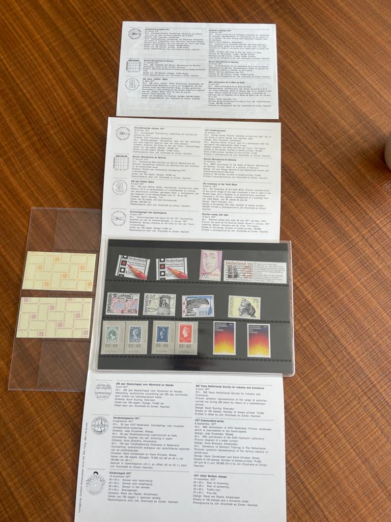 Postzegels Nederland Jaarcollectie 1977 - Filatelistische Di, Ophalen, Na 1940, Postfris