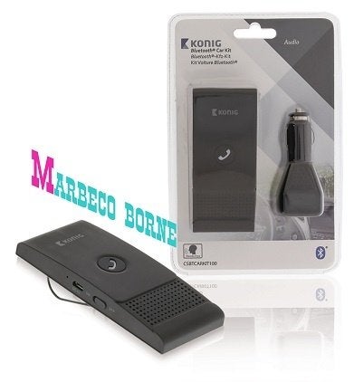 Carkit Bluetooth, Handsfree bellen, Bluetooth carkit, v4.1, Auto diversen, Carkits, König, Nieuw, Info@marbeco.nl, Ophalen of Verzenden