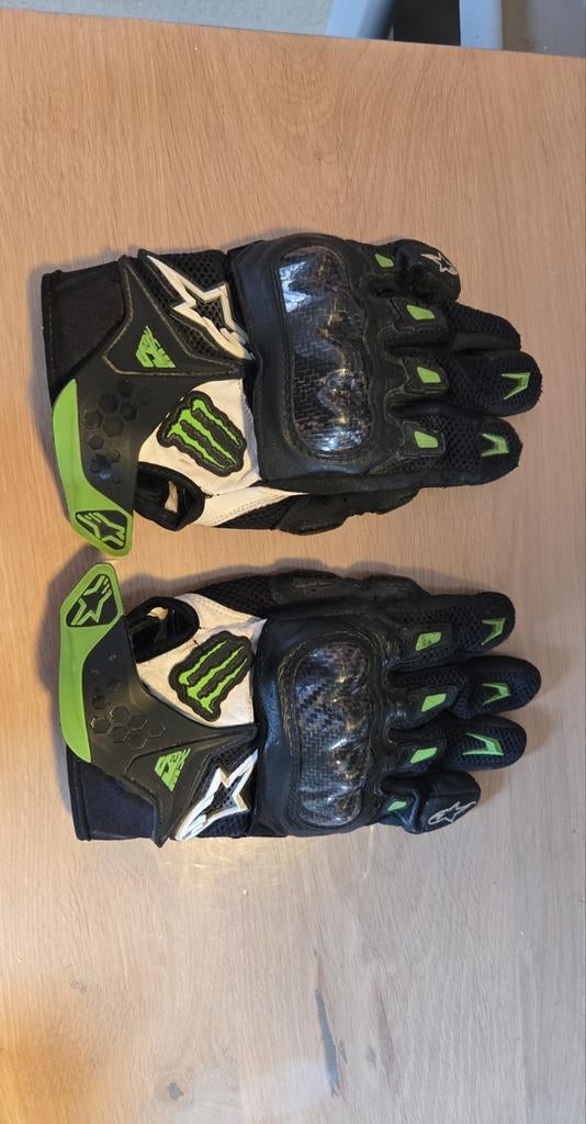 Alpinestars motorhandschoenen Monster Energy – carbon protec, Dames, Ophalen of Verzenden, Alpinestars, Handschoenen