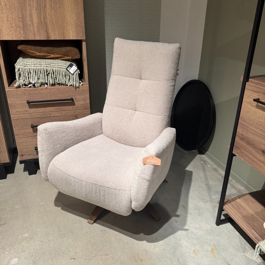 Relaxfauteuil Pianezzo - Stof Beige - Pronto Wonen, Huis en Inrichting, Niet ingevuld, Niet ingevuld, Niet ingevuld