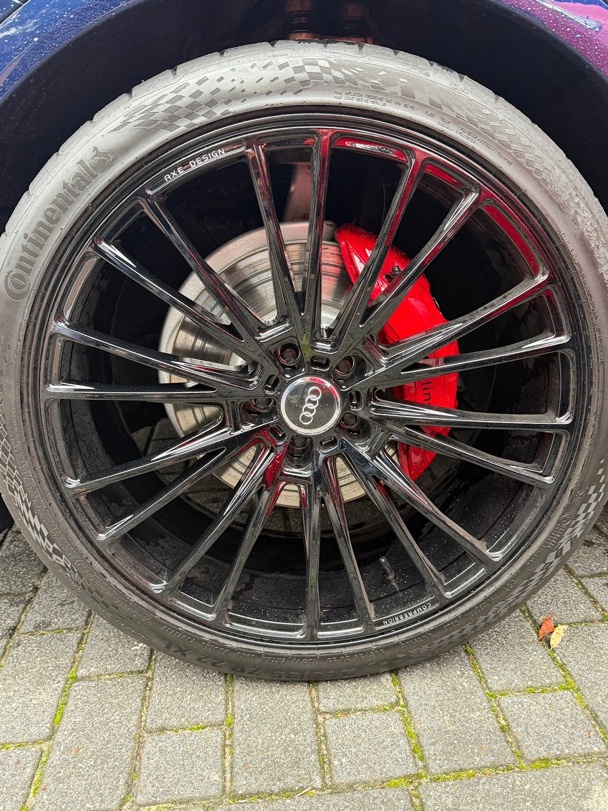 Audi Q5 Axe Compression 22 inch Zwart nieuw, Velg(en), 265 mm, Nieuw, Overige maten