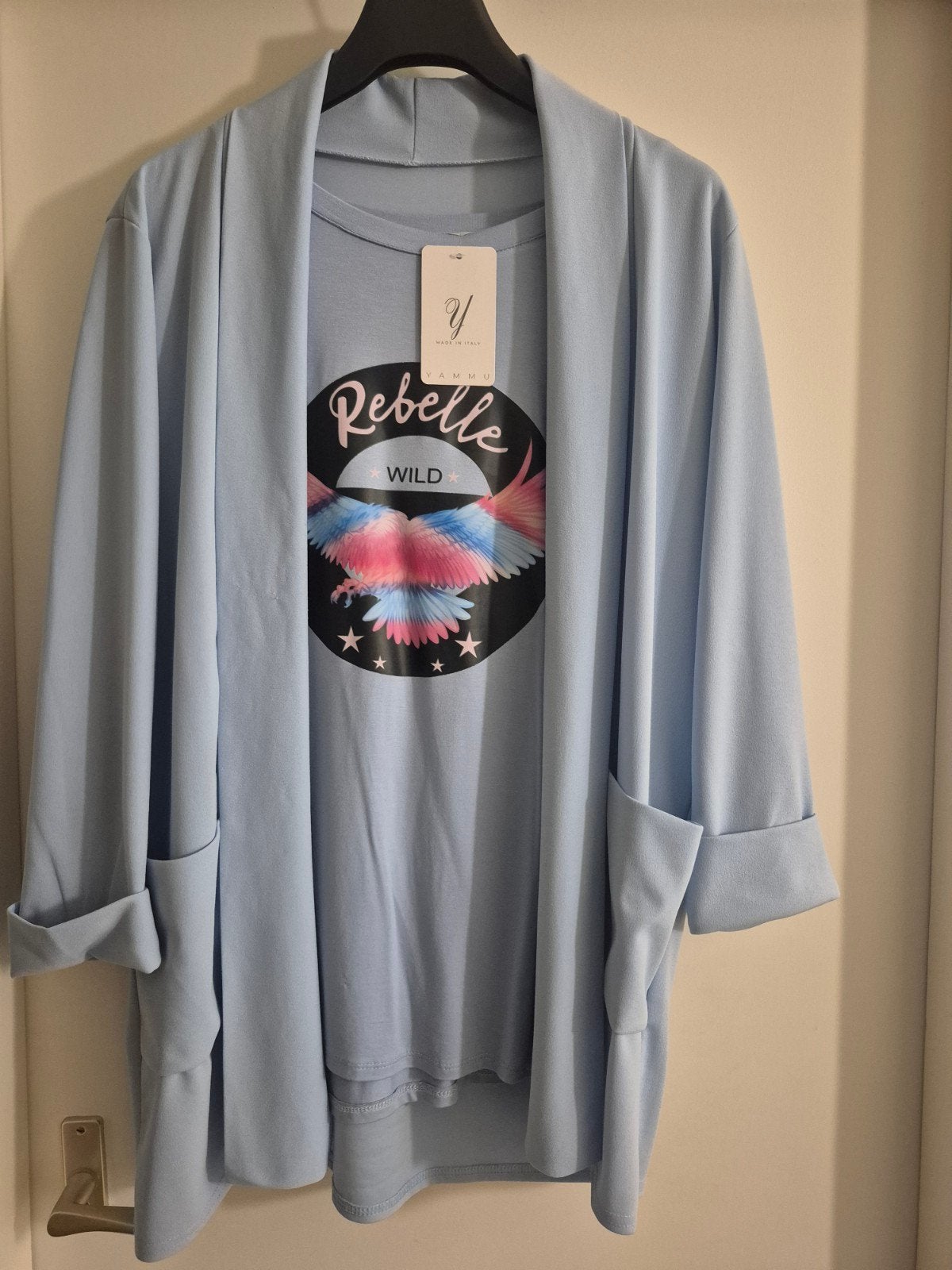 Blazer en t shirt maat 44/46, Ophalen of Verzenden, Zo goed als nieuw