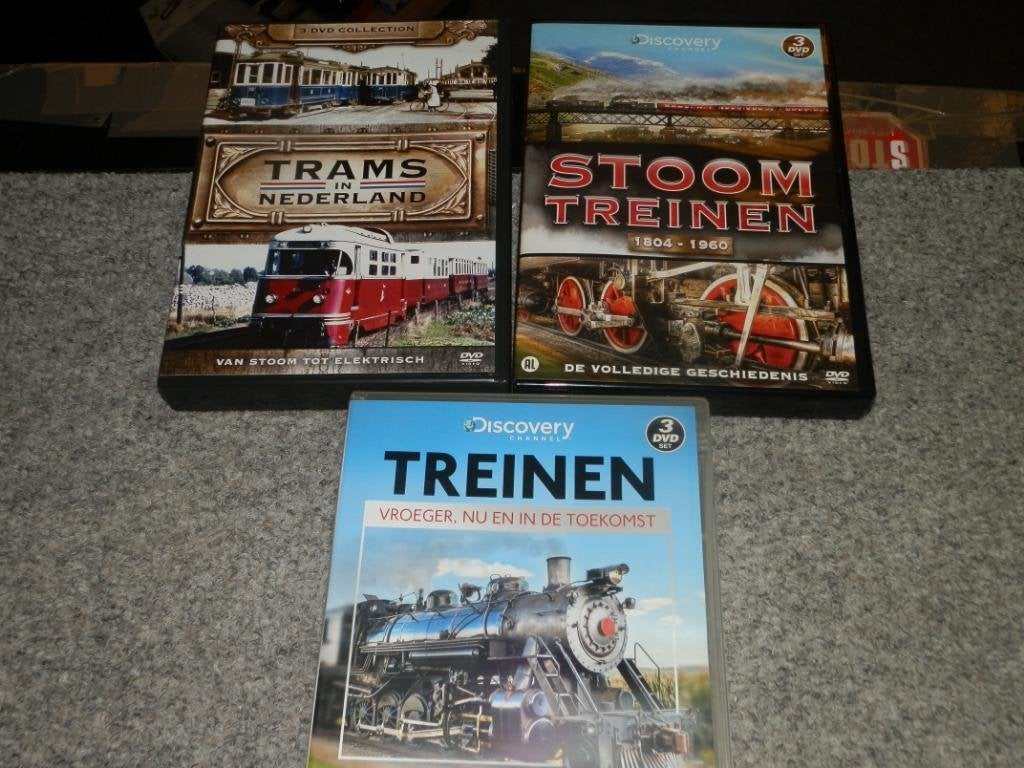 Dvd box alles over treinen 3 stuks, Cd's en Dvd's, Ophalen of Verzenden, Zo goed als nieuw, Wetenschap of Techniek