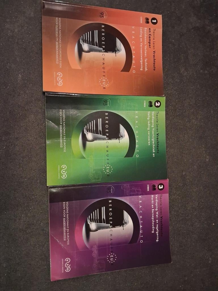 Theorie boeken C,D, c1, camper, code 95, Alle leeftijden, Ophalen of Verzenden, Gebruikt