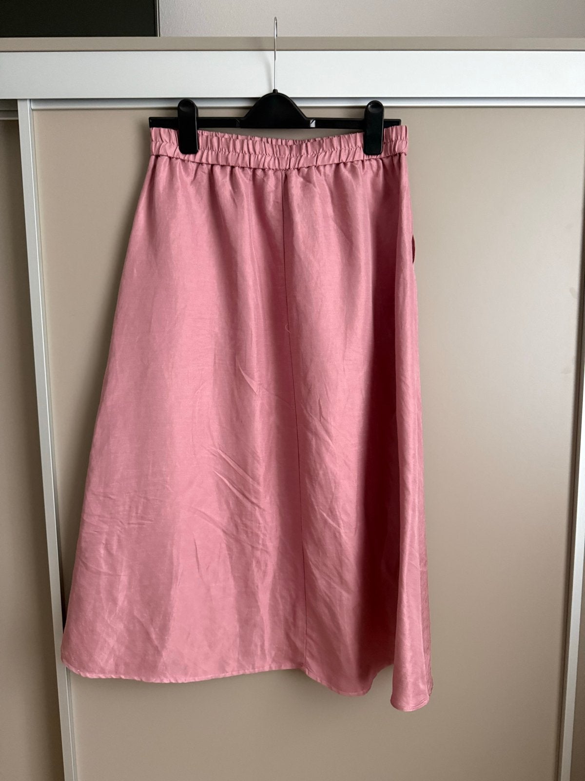 Luchtige roze zomerrok met steekzakken - Maat 38, Kleding | Dames, Maat 38/40 (M), Ophalen of Verzenden, Zo goed als nieuw, Roze