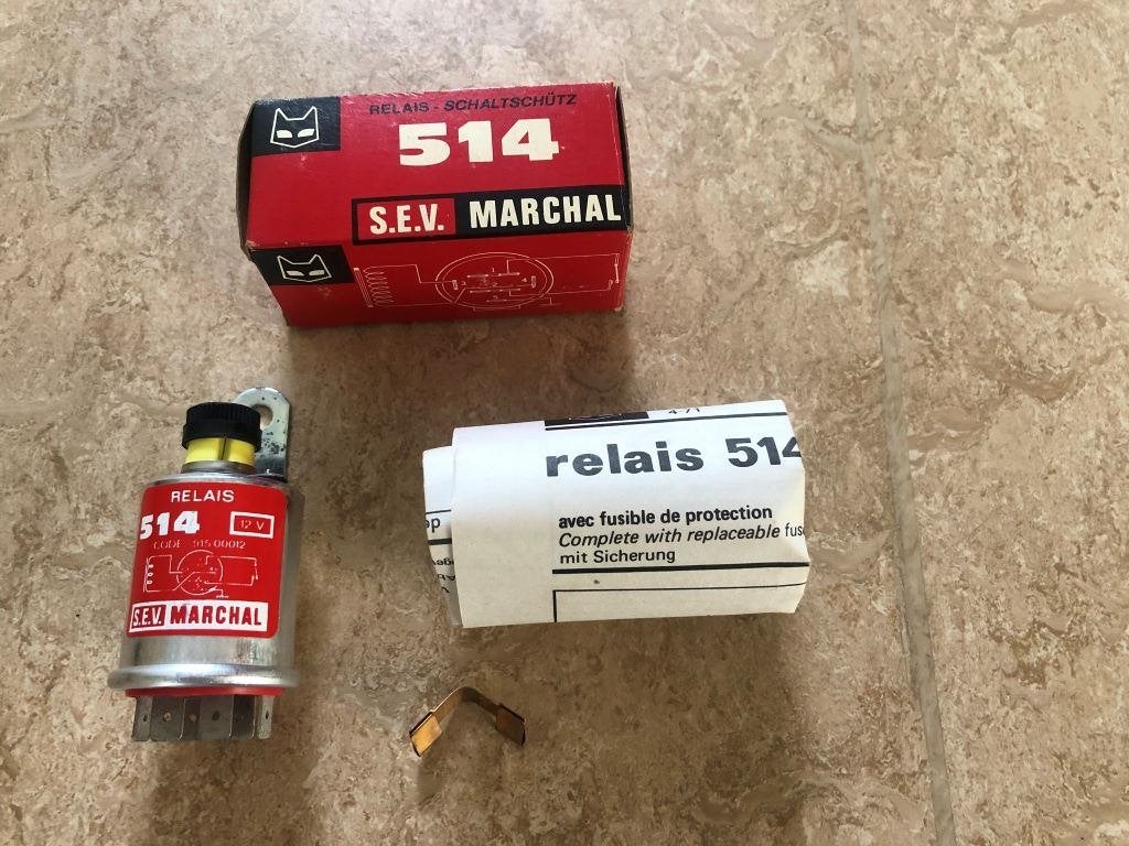 SEV Marchal 514 relais 12V NOS  Citroën DS Renault Peugeot, Verzenden, Nieuw, Renault