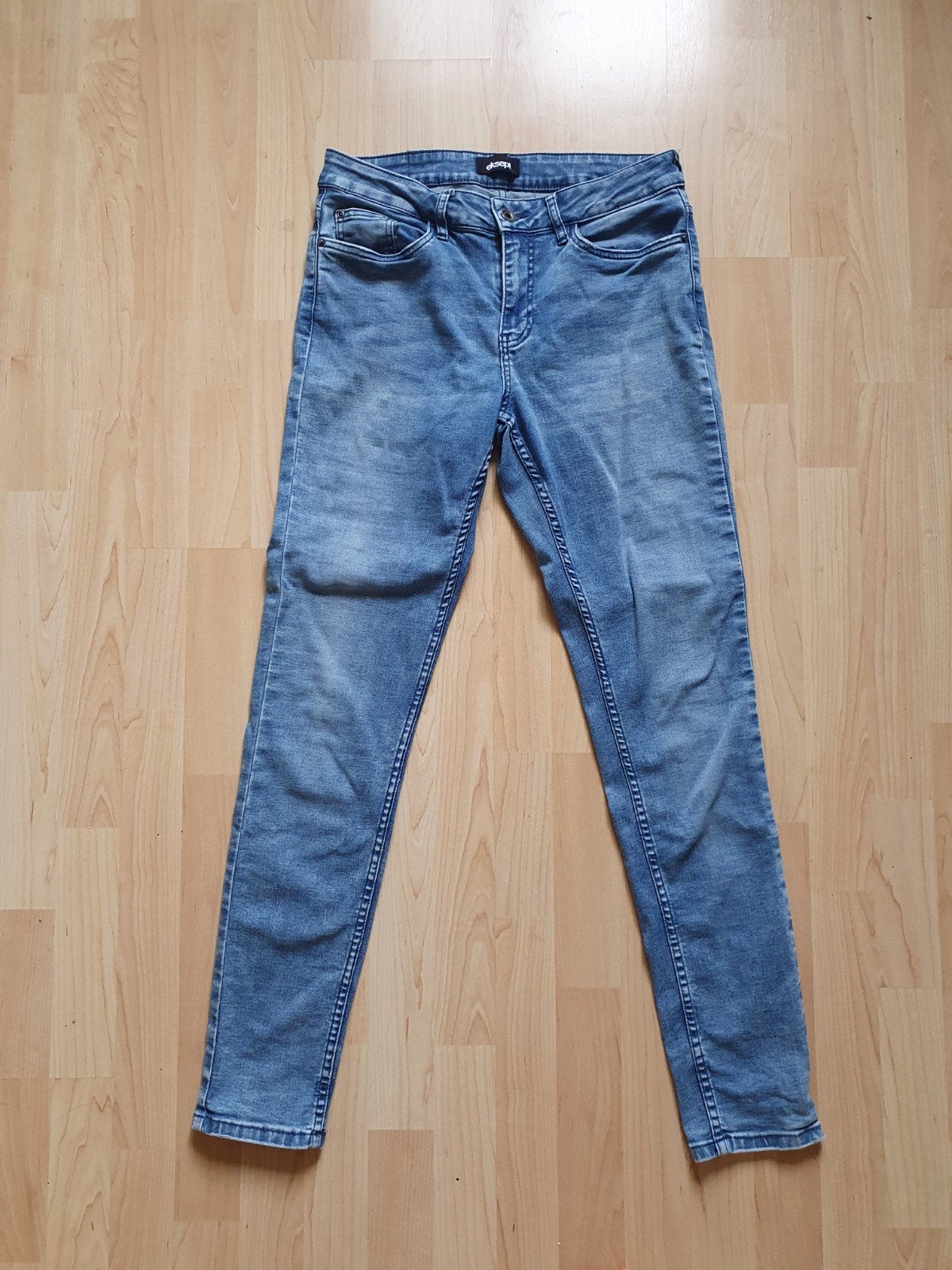 Skinny jeans spijkerbroek shoeby eksept maat 30, Ophalen of Verzenden, Zo goed als nieuw, Blauw, W30 - W32 (confectie 38/40)
