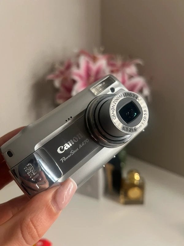 Canon PowerShot A470 digital cam compleet (with pictures), Ophalen of Verzenden, Zo goed als nieuw, Canon, 4 t/m 7 keer